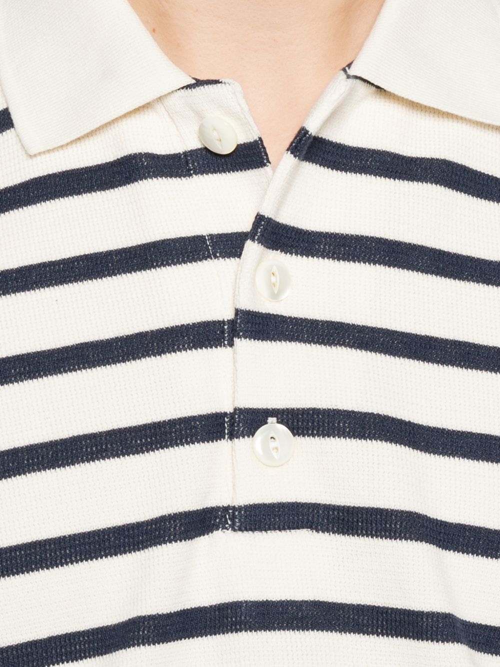 Junya Watanabe Junya Watanabe Striped cotton polo shirt