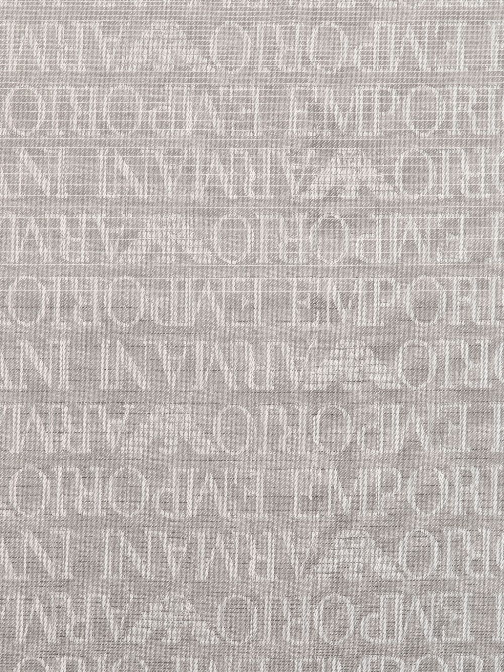 Emporio Armani Emporio Armani Allover logo stole