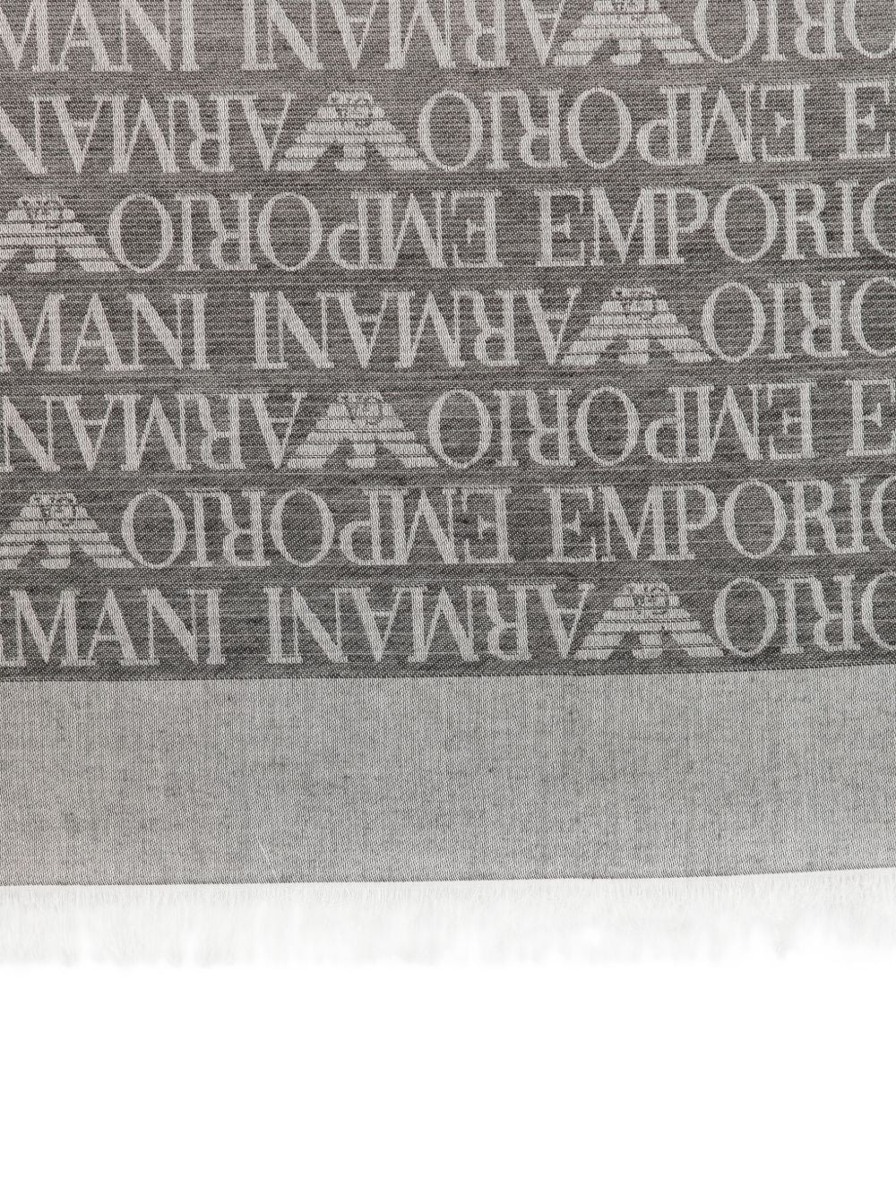 Emporio Armani Emporio Armani Allover logo stole