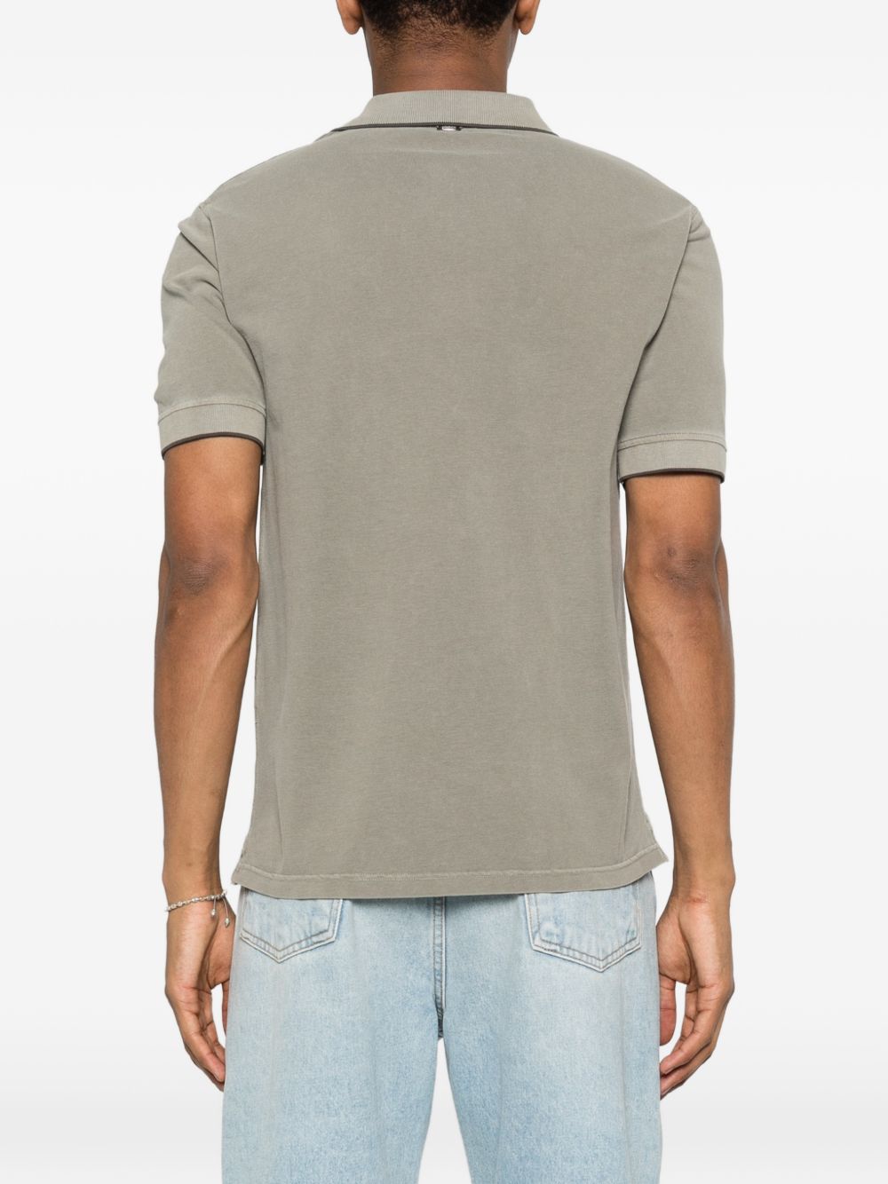 HERNO Herno Logo cotton polo shirt