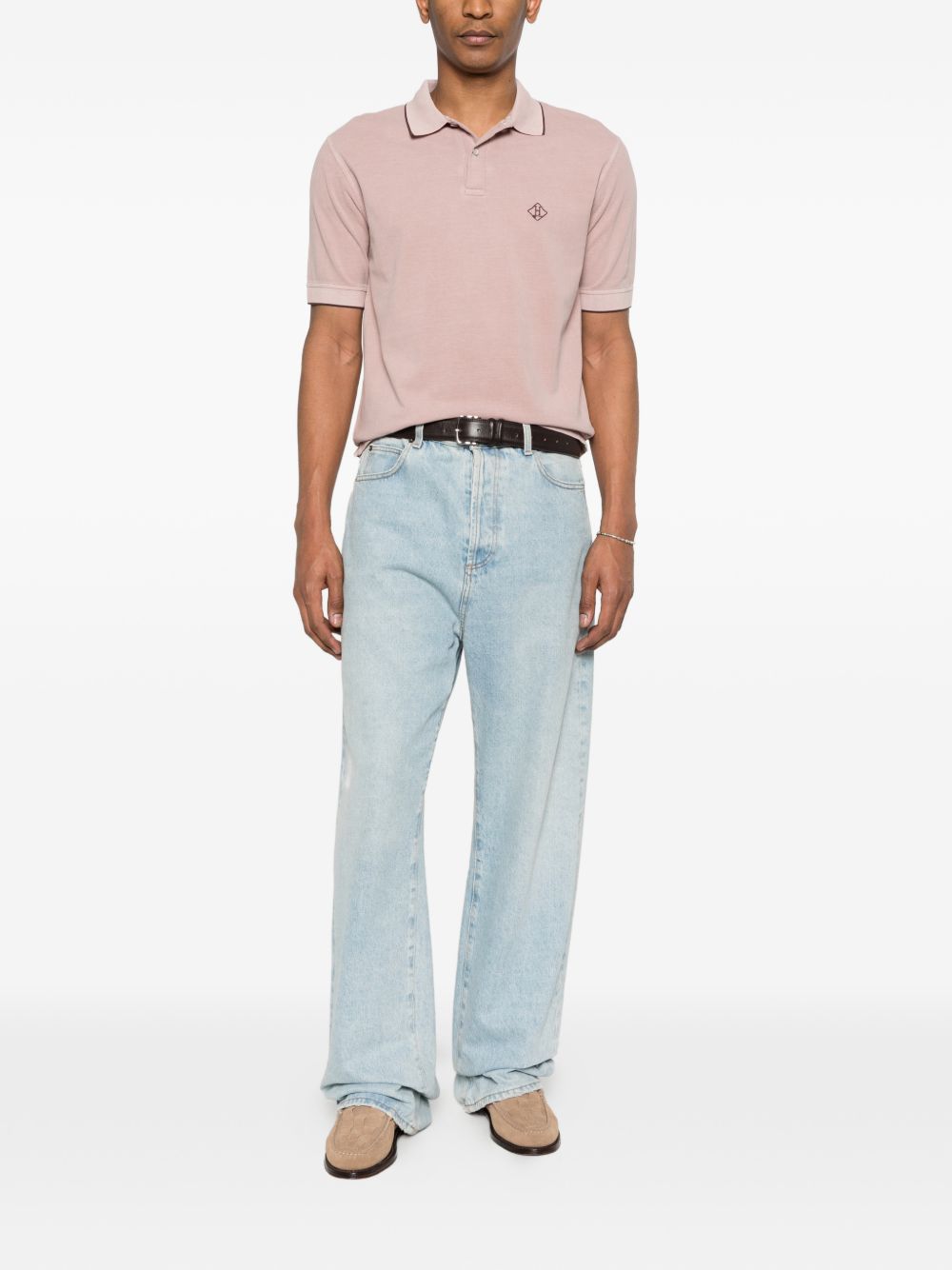HERNO Herno Logo cotton polo shirt