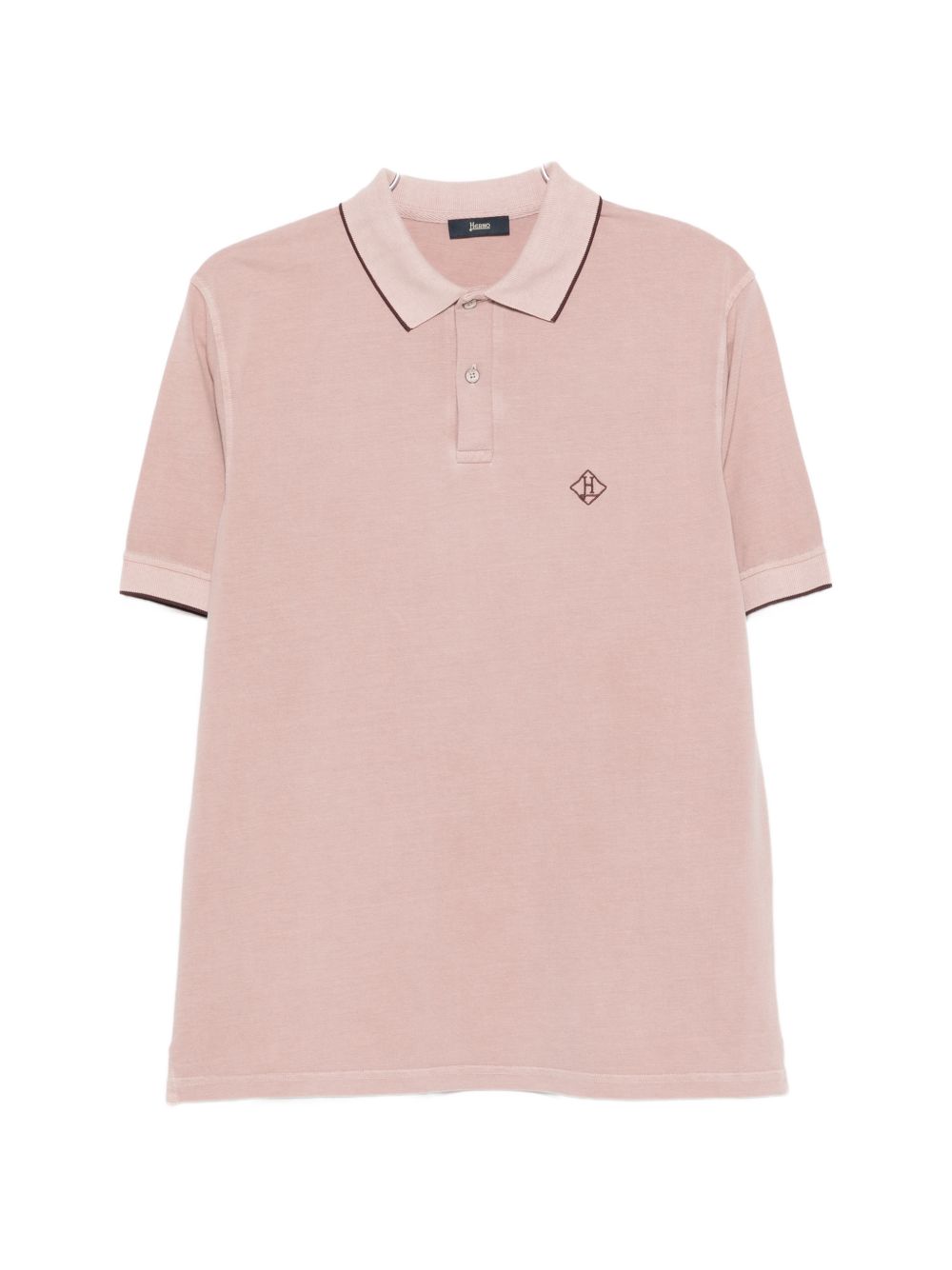 HERNO Herno Logo cotton polo shirt
