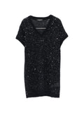 Fabiana Filippi Fabiana Filippi V-neck short sleeves Embellished v-necked top