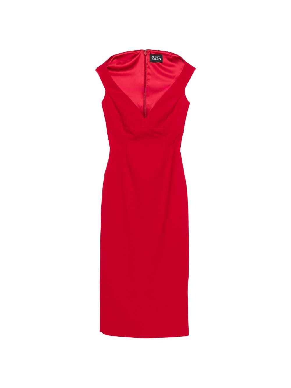 Solace London Solace London V-neck sleeveless Monica midi dress