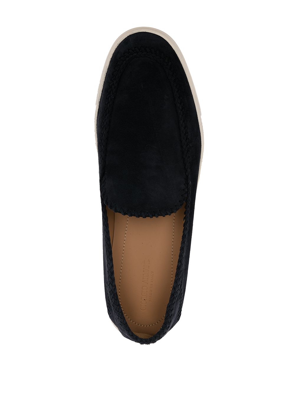 Giorgio Armani Giorgio Armani Leather slip-on sneakers