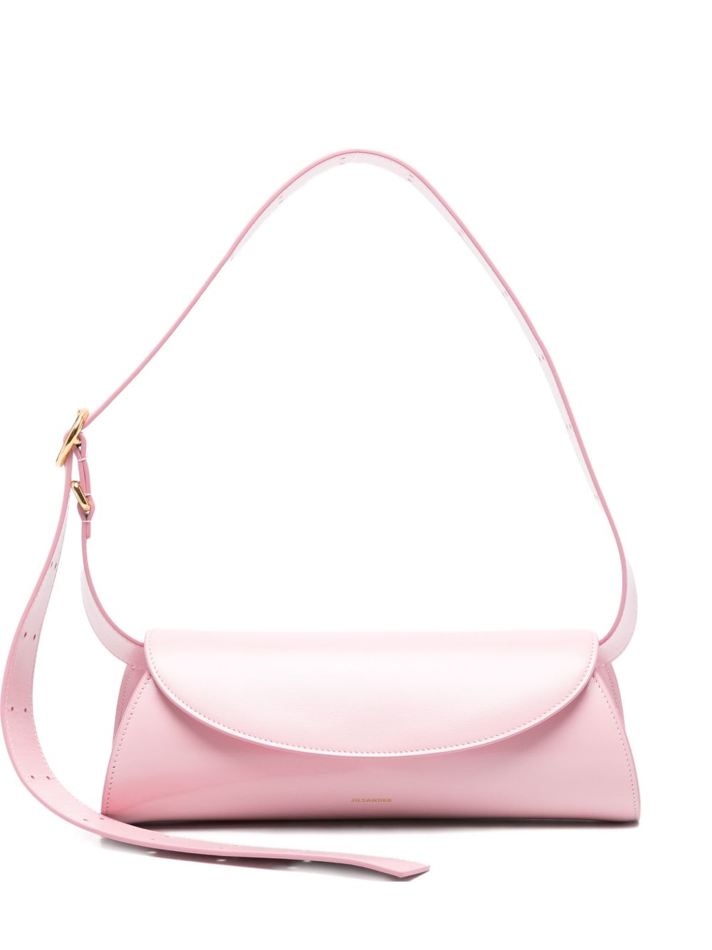 Jil Sander Jil Sander Cannolo small leather shoulder bag