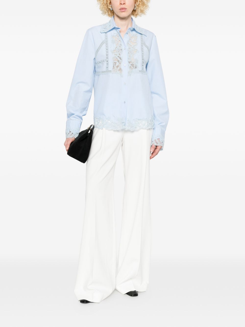 Ermanno Scervino Ermanno Scervino Embroidered cotton shirt