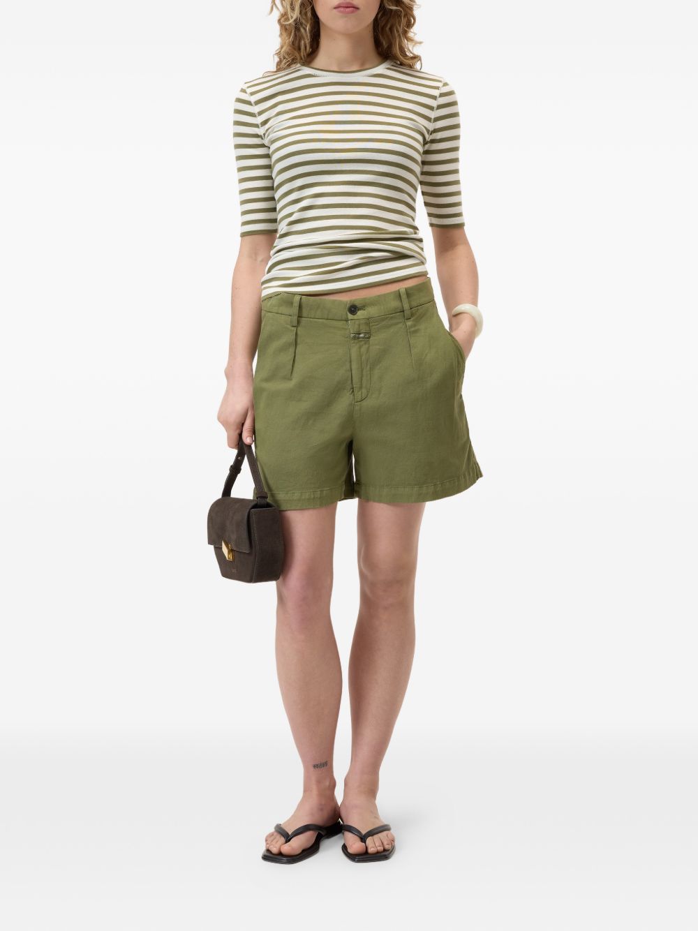 Closed Closed Striped cotton blend sweater