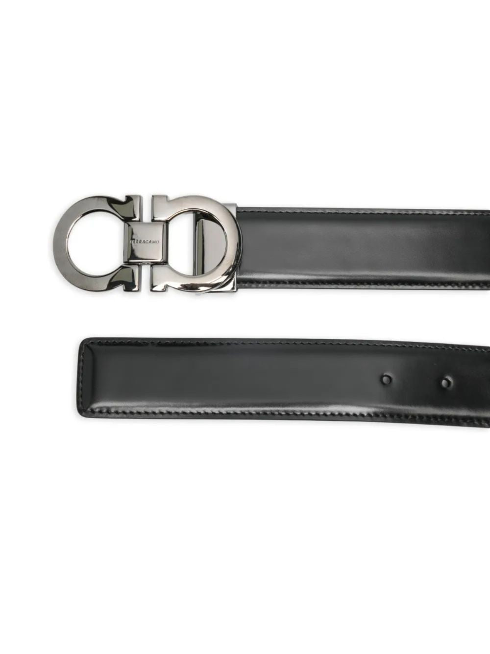 Ferragamo Ferragamo Reversible And Adjustable Gancini Belt