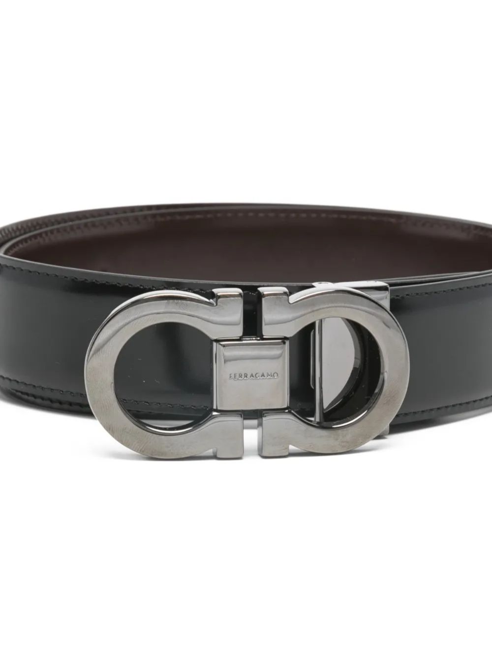 Ferragamo Ferragamo Reversible And Adjustable Gancini Belt