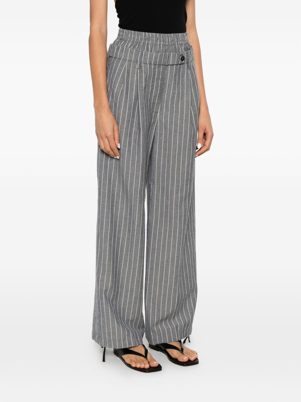 White Sand White Sand Linen blend trousers