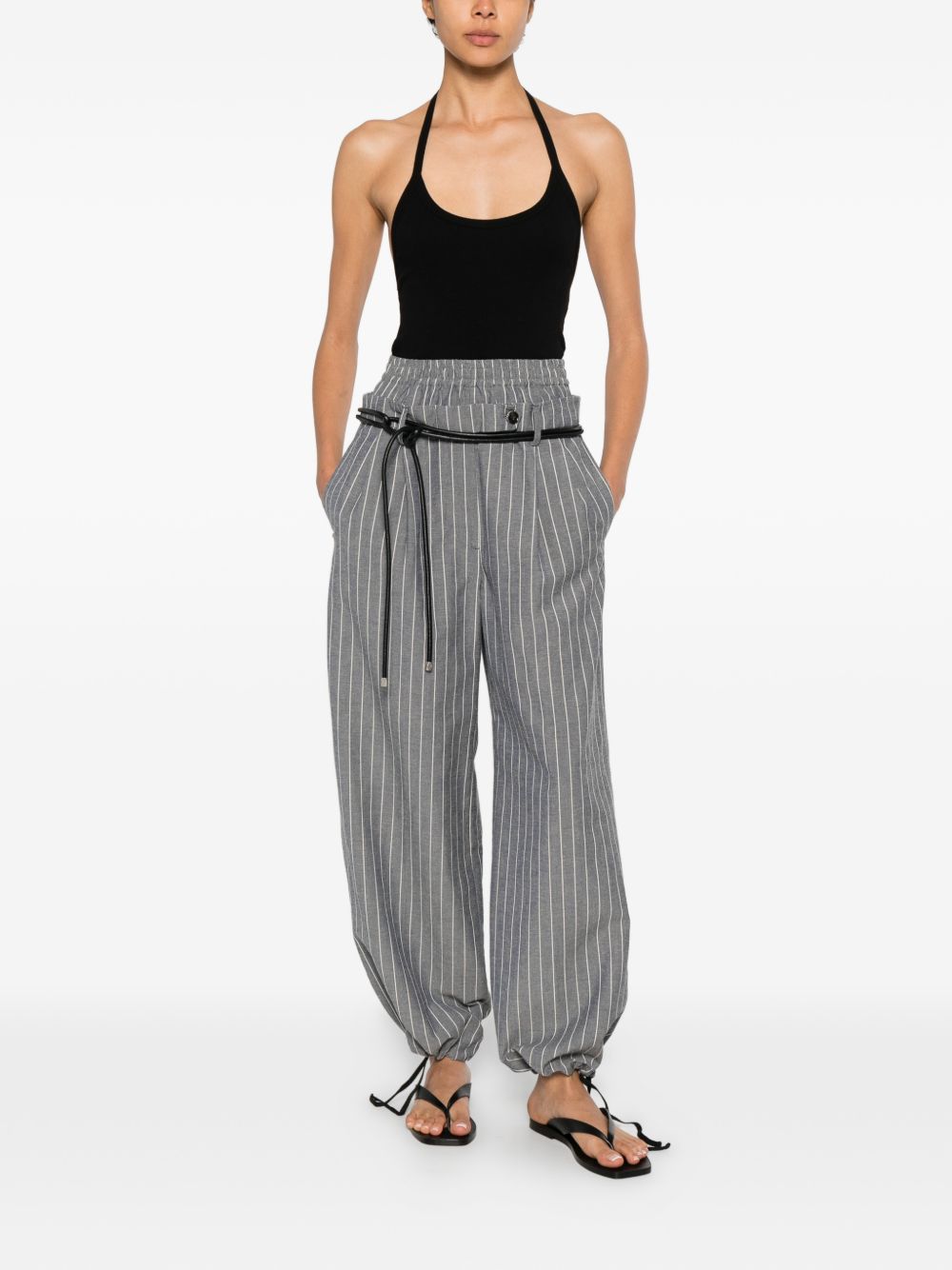 White Sand White Sand Linen blend trousers