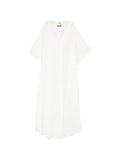 Ermanno Scervino Ermanno Scervino V-neck short sleeves scalloped edge Long kaftan