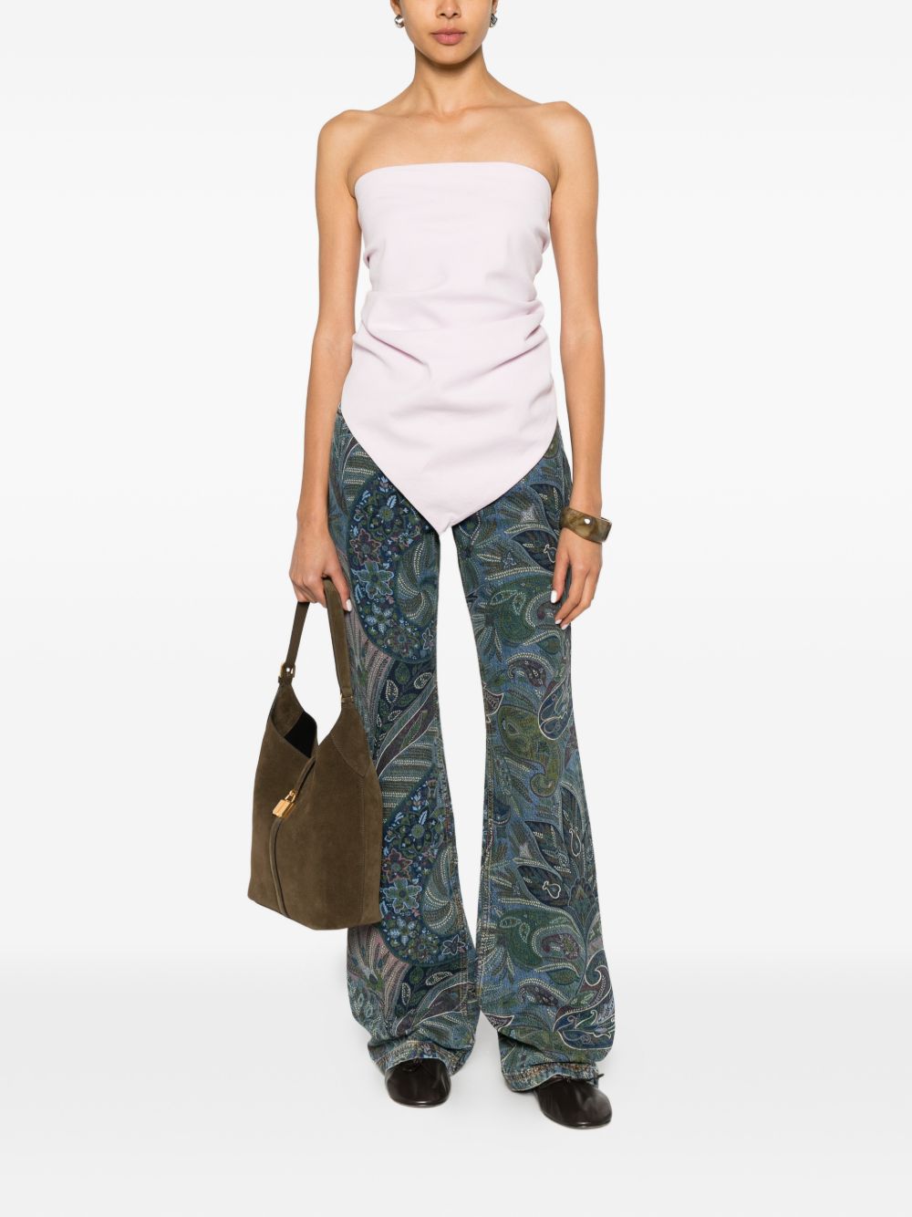Etro Etro Floral print flared jeans