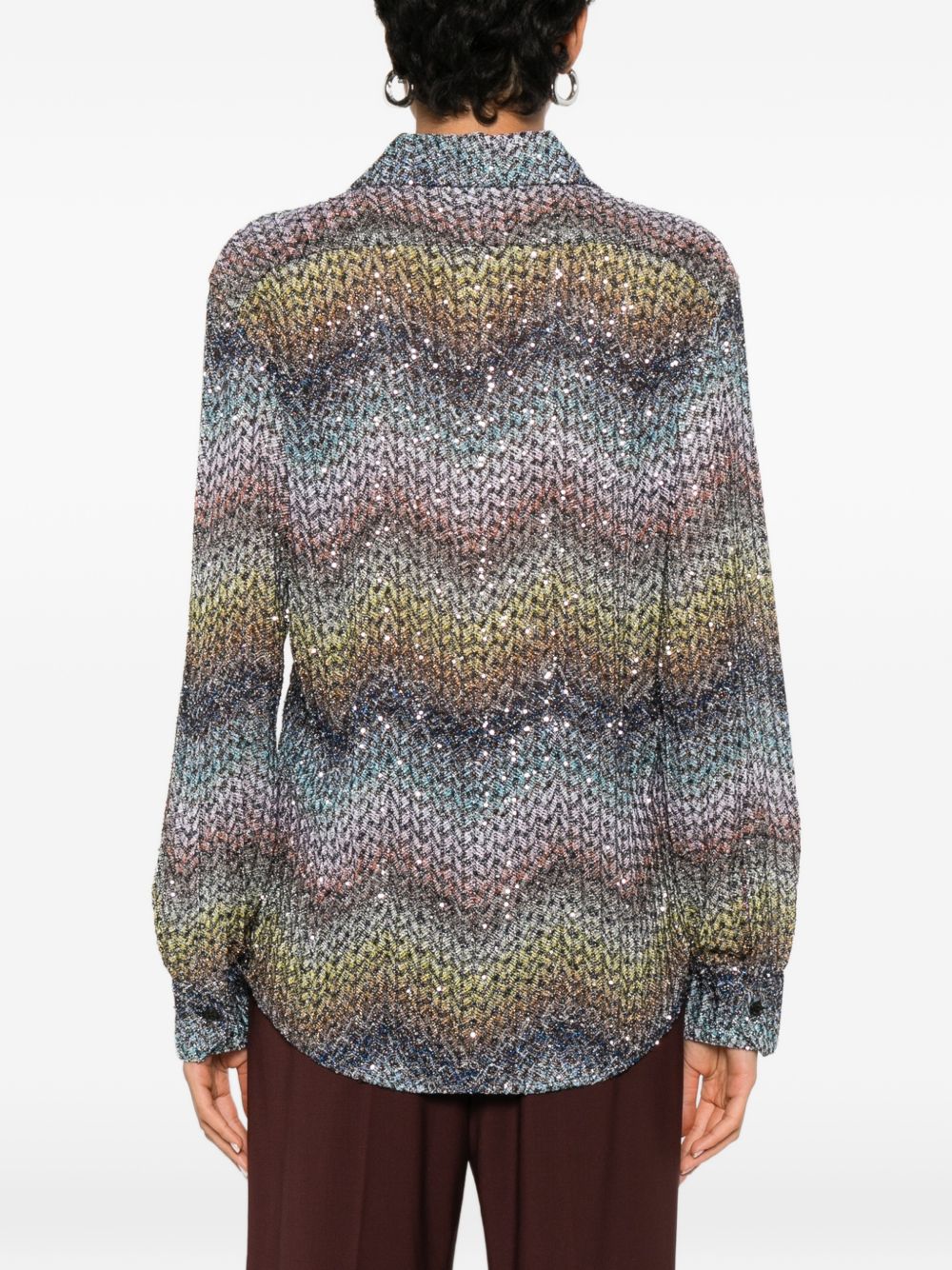 Missoni Missoni Zig zag print shirt