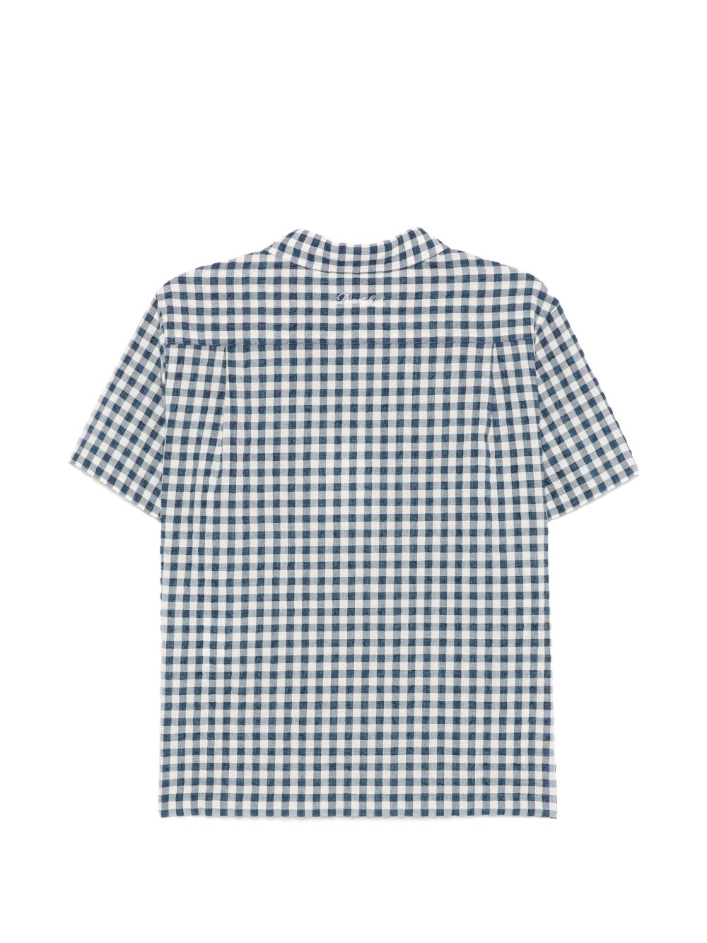 Dunst Dunst Checked cotton blend shirt