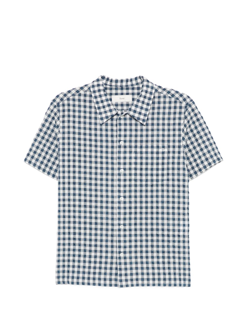 Dunst Dunst Checked cotton blend shirt