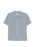Dunst Dunst Checked cotton blend shirt