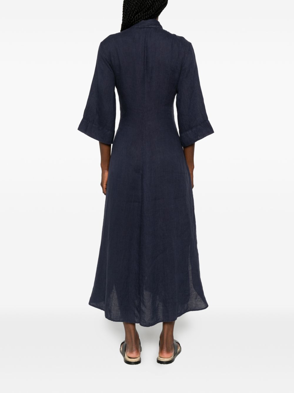 ARCHIVIO '67 Archivio '67 Linen chemisier dress