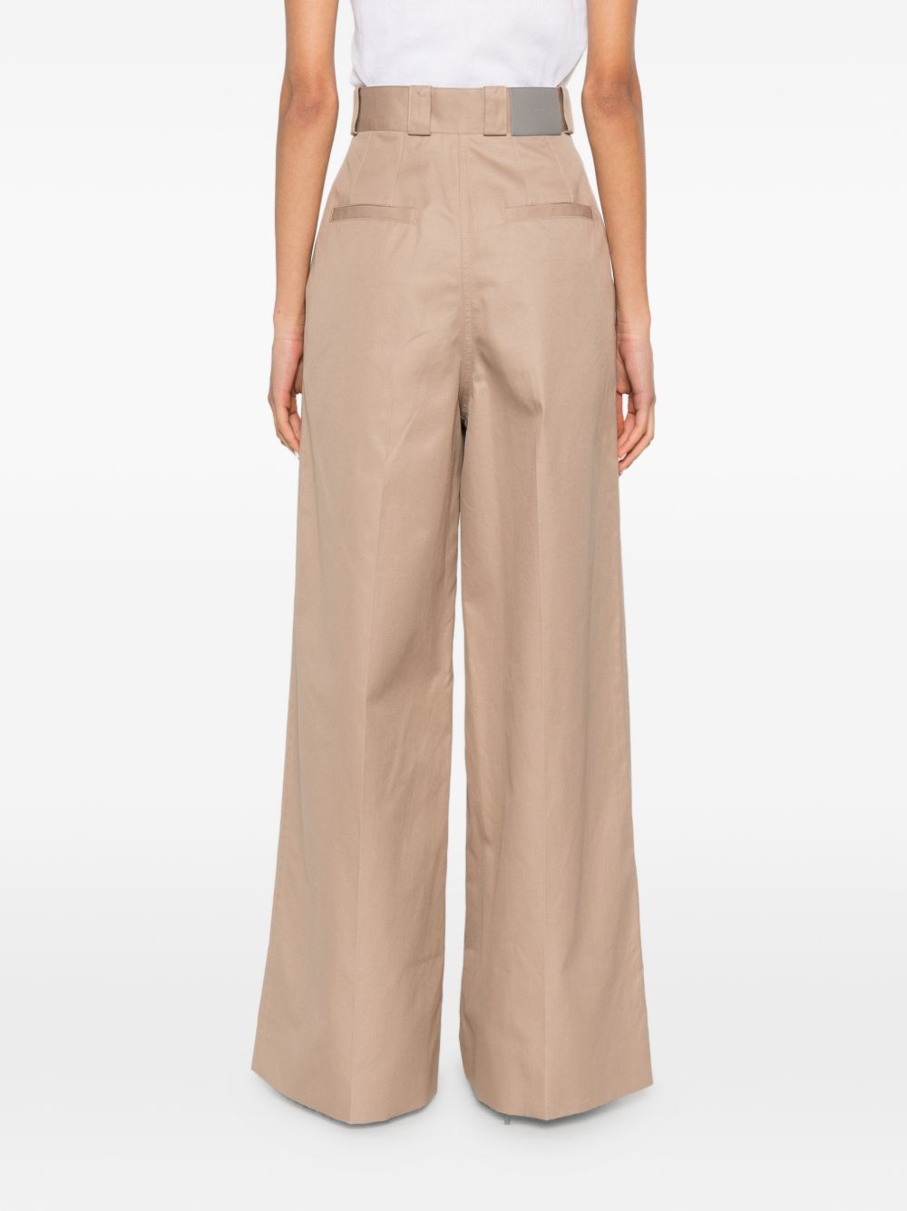 Balenciaga Balenciaga Cotton high-waisted trousers