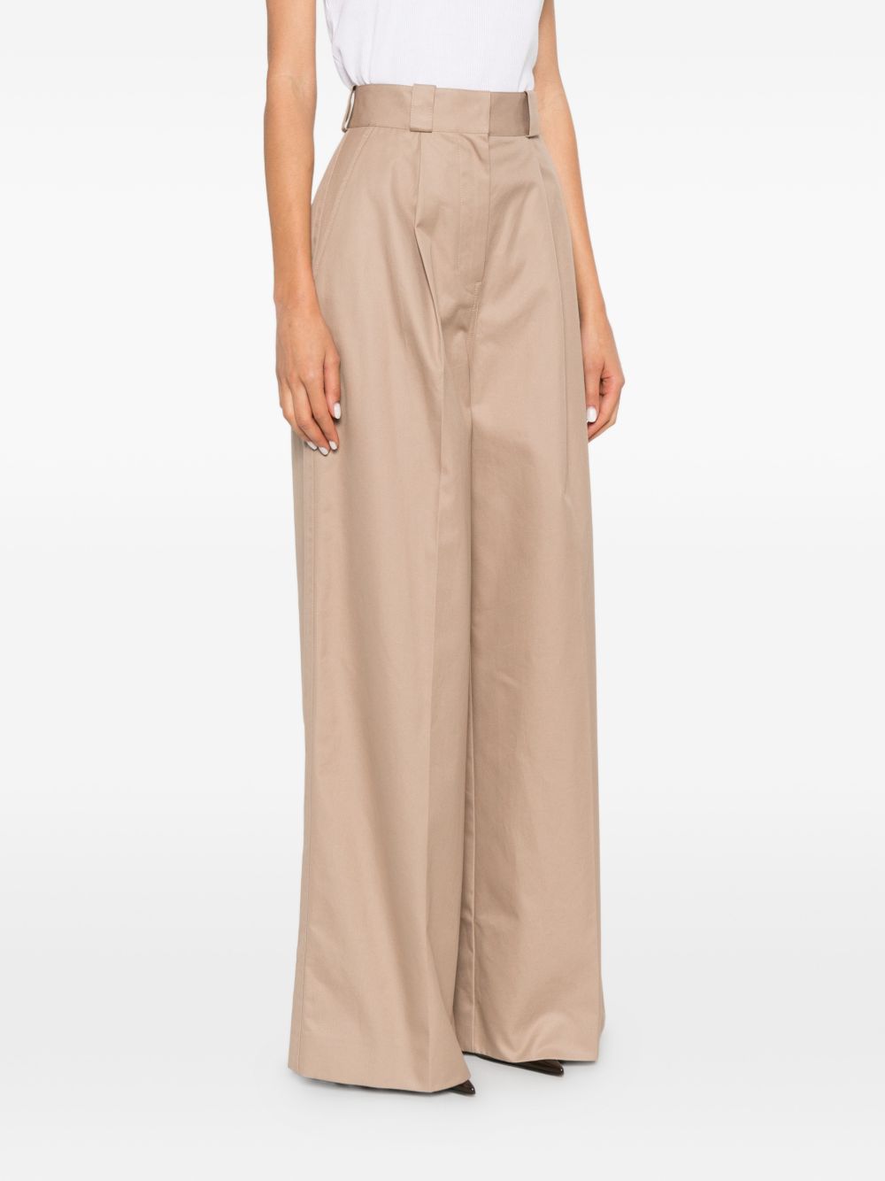Balenciaga Balenciaga Cotton high-waisted trousers