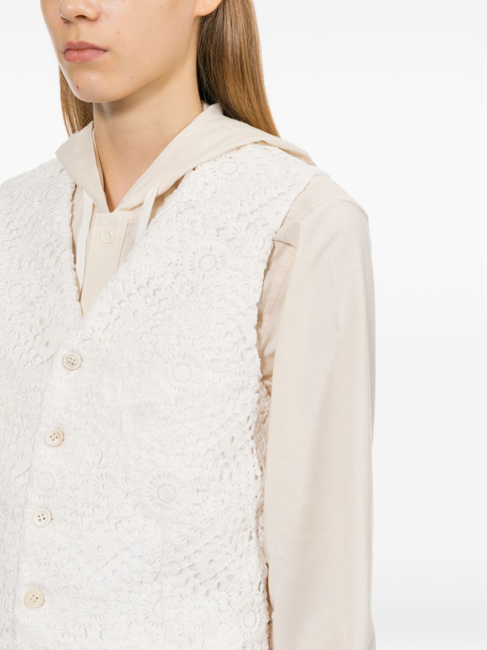 Comme Des Garcons Comme Des Garcons Comme Des GarÃ§ons Lace Vest