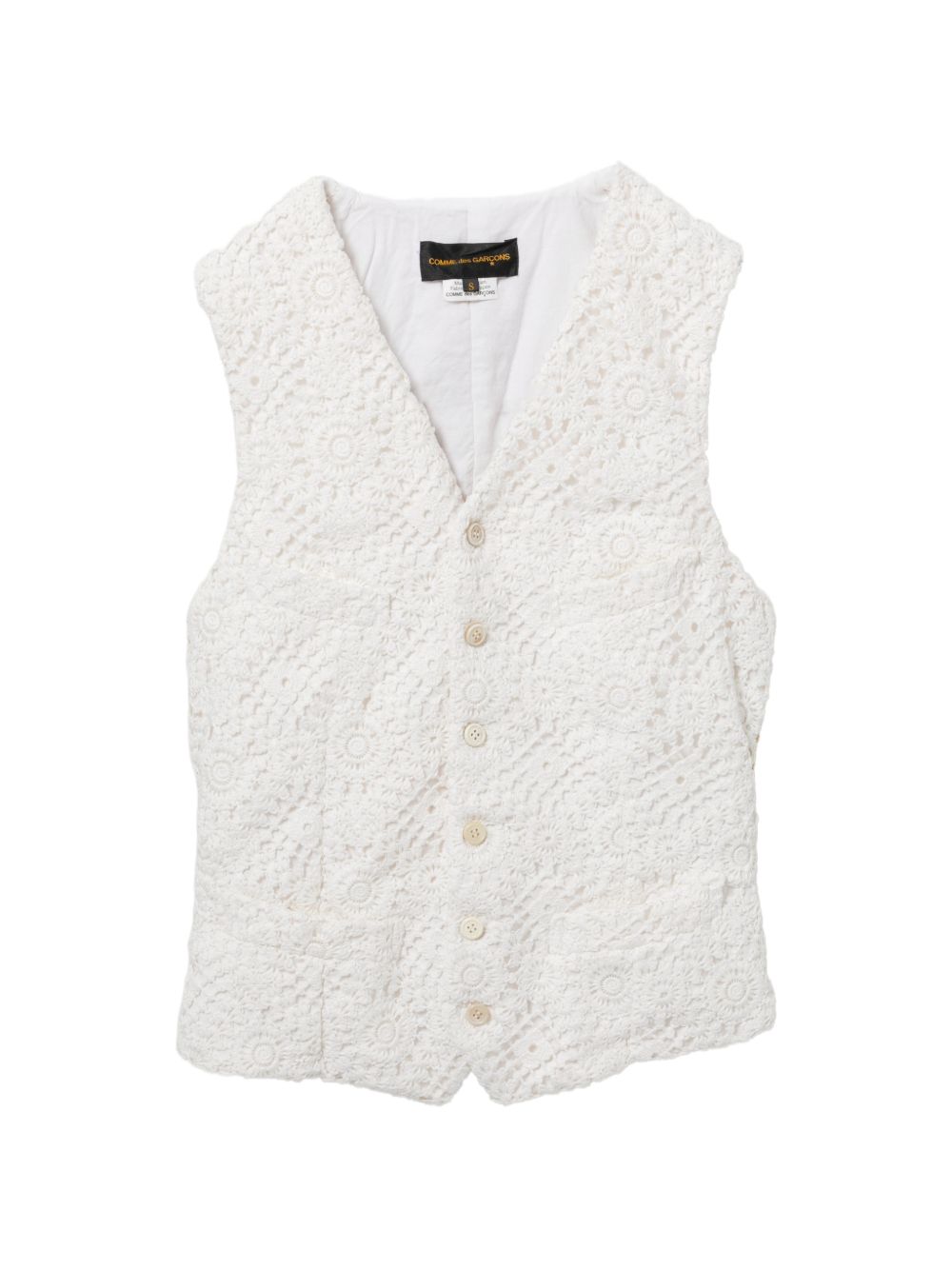 Comme Des Garcons Comme Des Garcons Comme Des GarÃ§ons Lace Vest