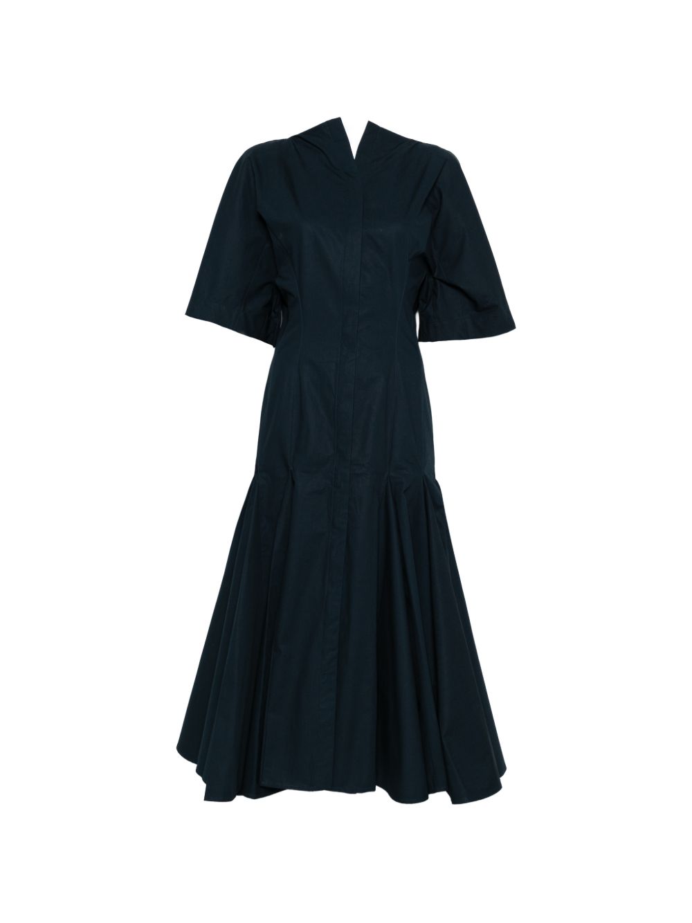 JACQUEMUS Jacquemus V-neck button fastening La Robe Moisson midi dress