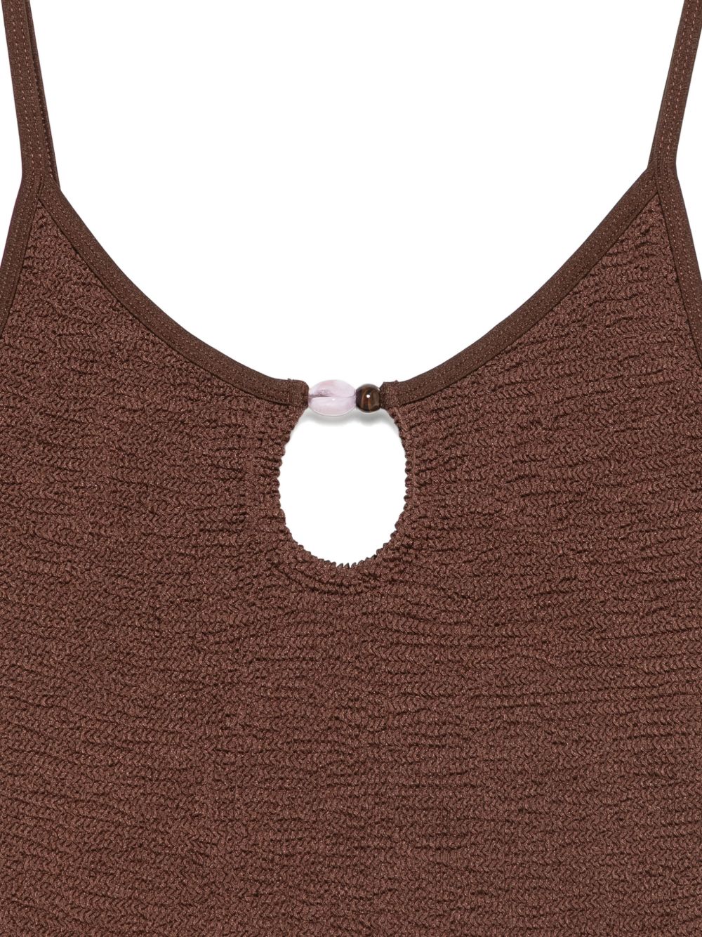 HUNZA Hunza Mia beaded swimsuit