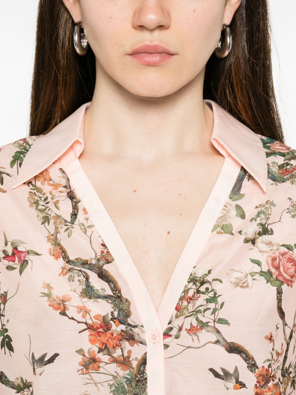Alice + Olivia Alice + Olivia Charis Printed Blouse