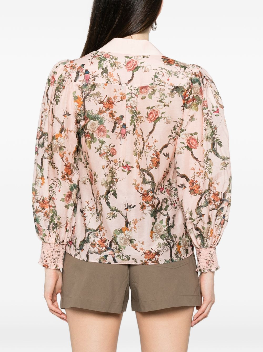 Alice + Olivia Alice + Olivia Charis Printed Blouse