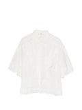 Ermanno Scervino Ermanno Scervino Cotton Silk Embroidered Shirt