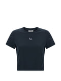 Maison Kitsuné Maison Kitsuné Fox-Embroidered Cotton T-Shirt