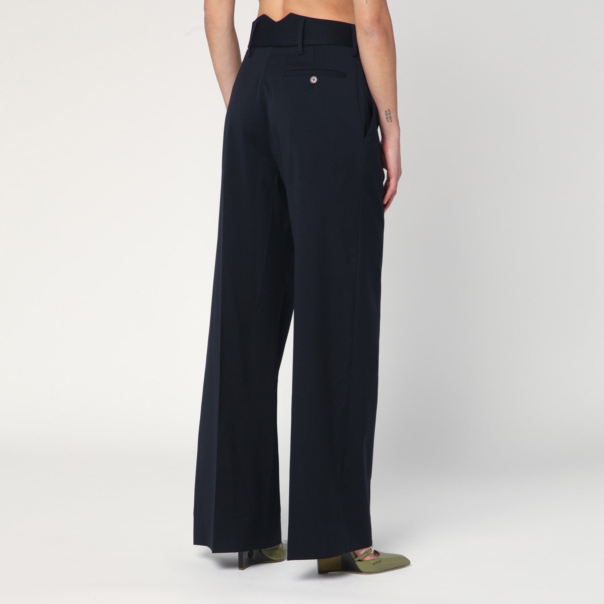 Vivienne Westwood Vivienne Westwood Navy blue trousers in wool