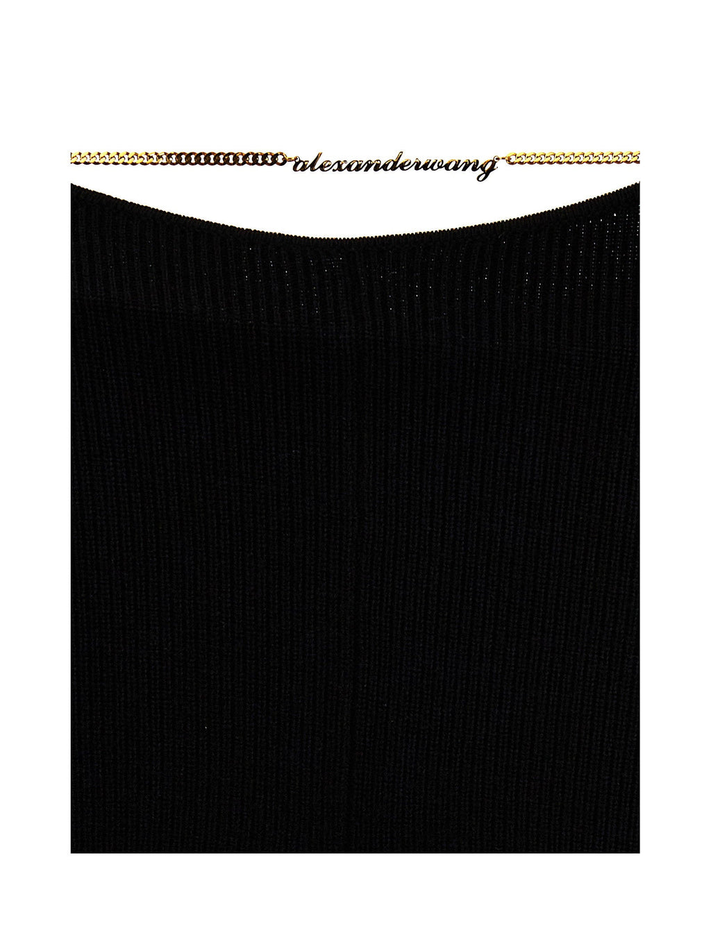 Alexander Wang Alexander Wang Gold Nameplate Chain Pants