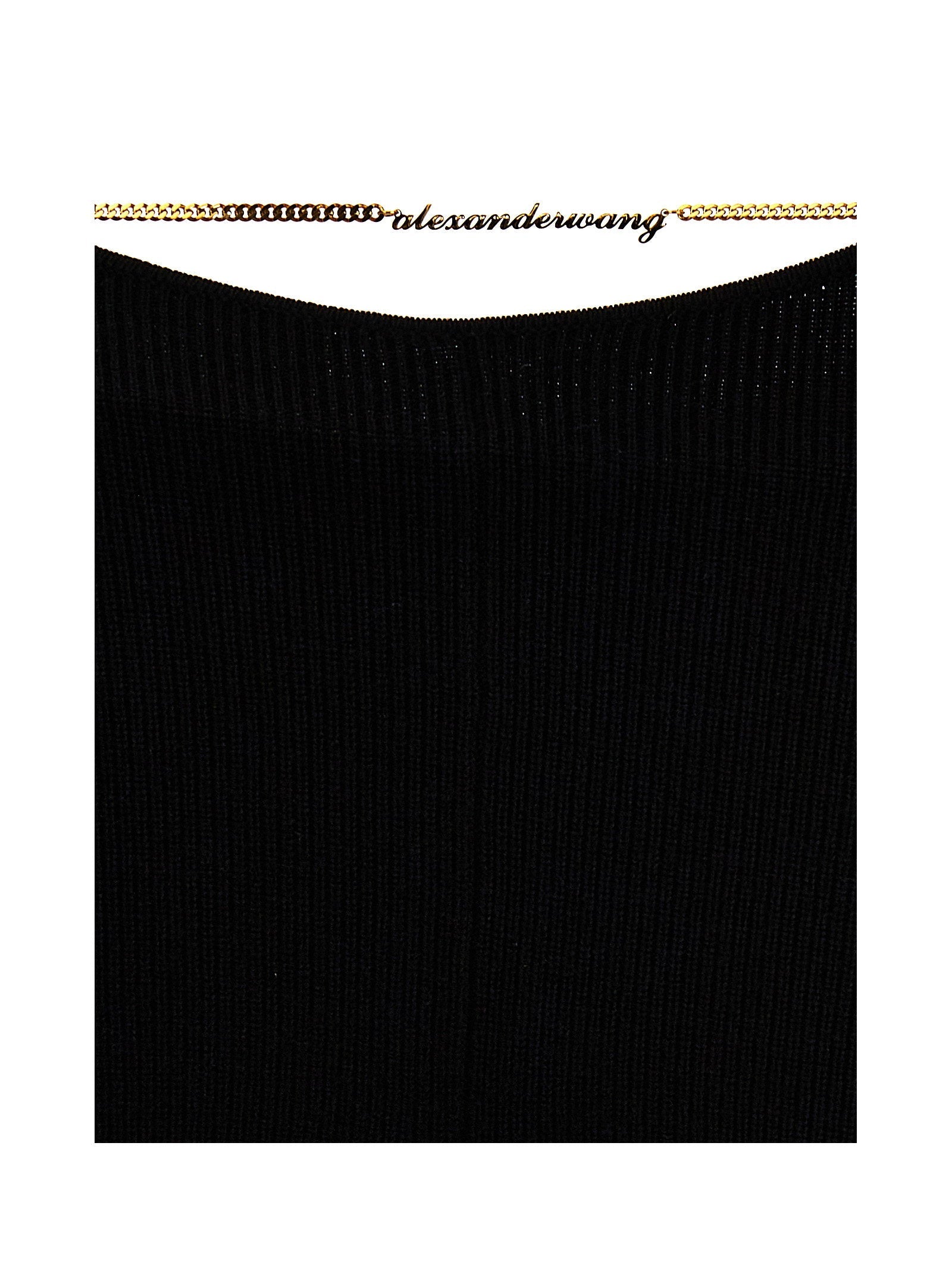 Alexander Wang Alexander Wang Gold Nameplate Chain Pants