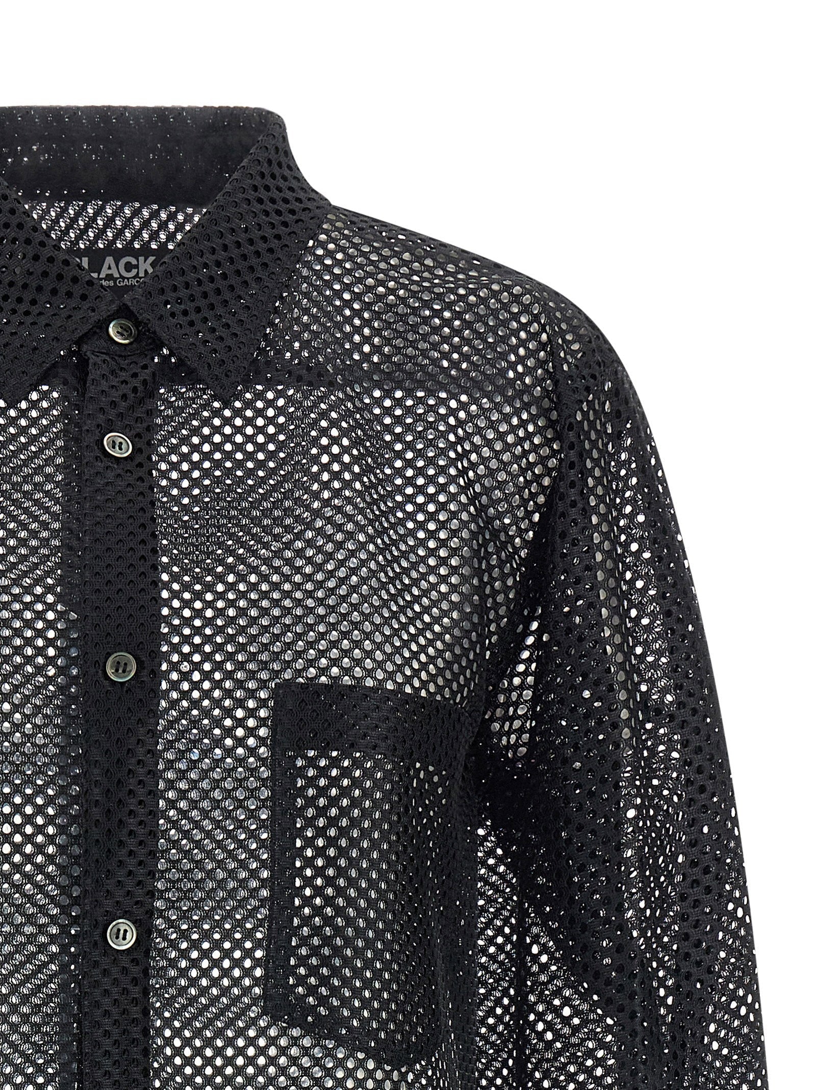 Comme Des Garcons Black Comme Des Garcons Black Mesh Shirt