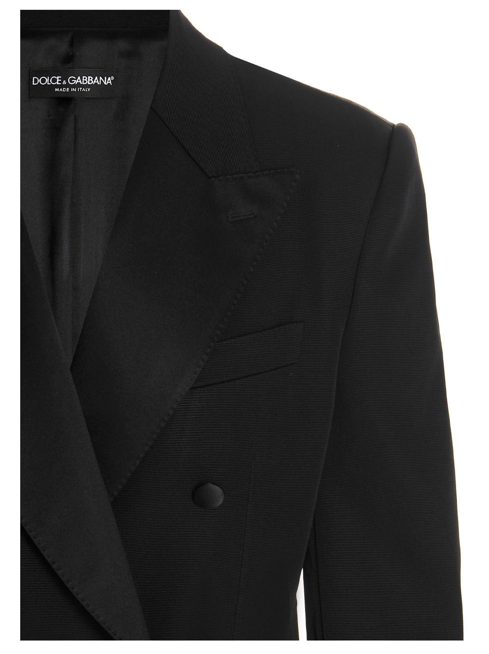 Dolce & Gabbana Dolce & Gabbana Padded Shoulders Double-breasted Blazer Jacket
