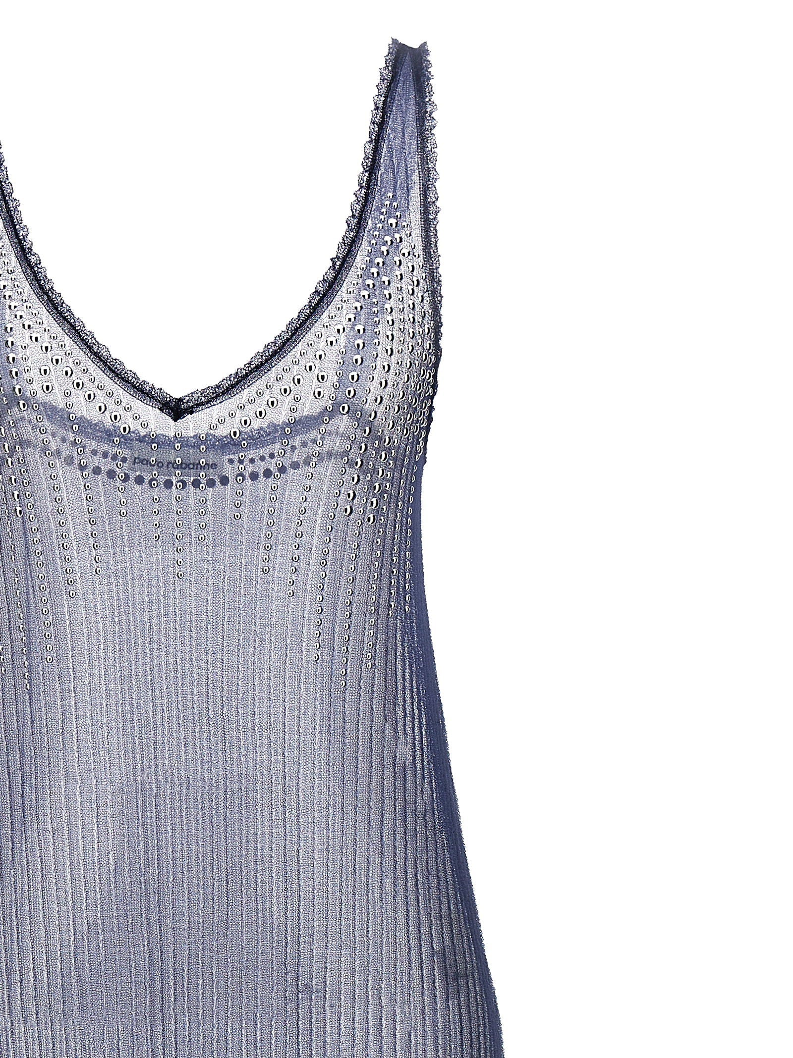 Paco Rabanne Paco Rabanne Studded Mesh Dress