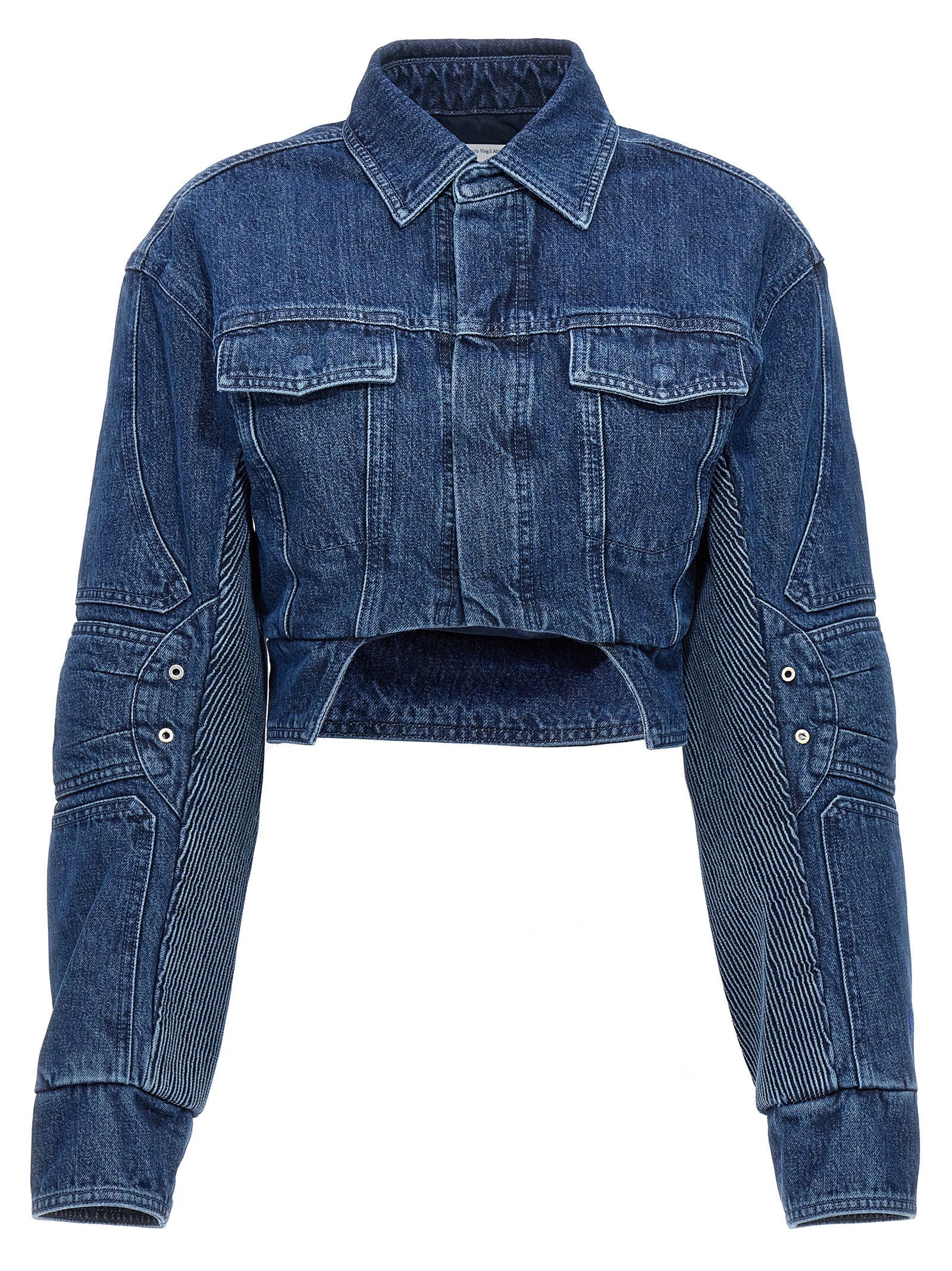 Off White Off White Motorcycle Denim Jacket