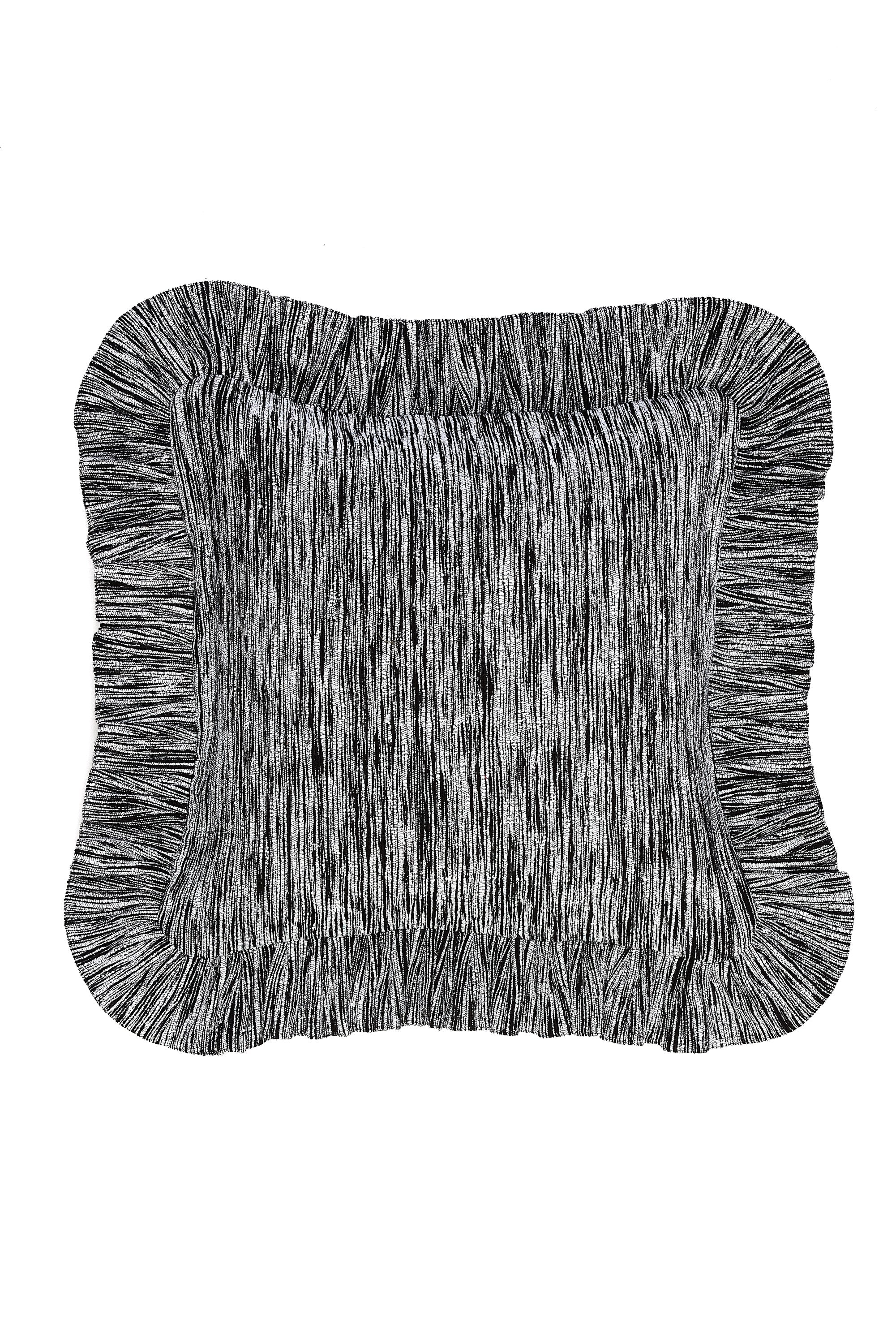 Ruffled Cushion | Boucle