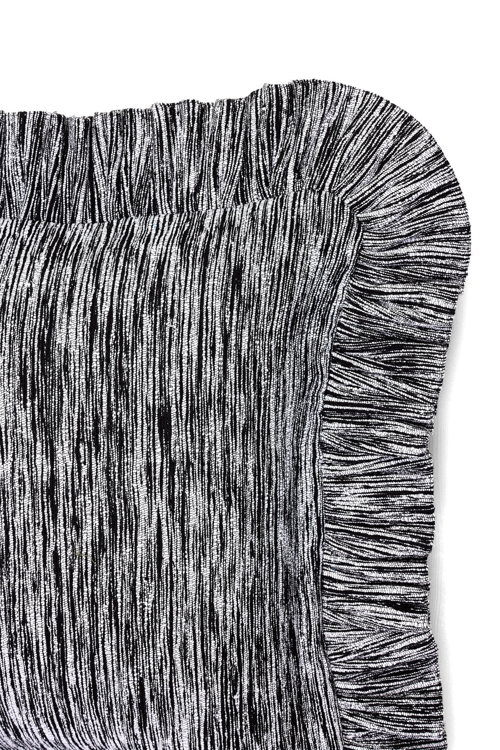 Ruffled Cushion | Boucle