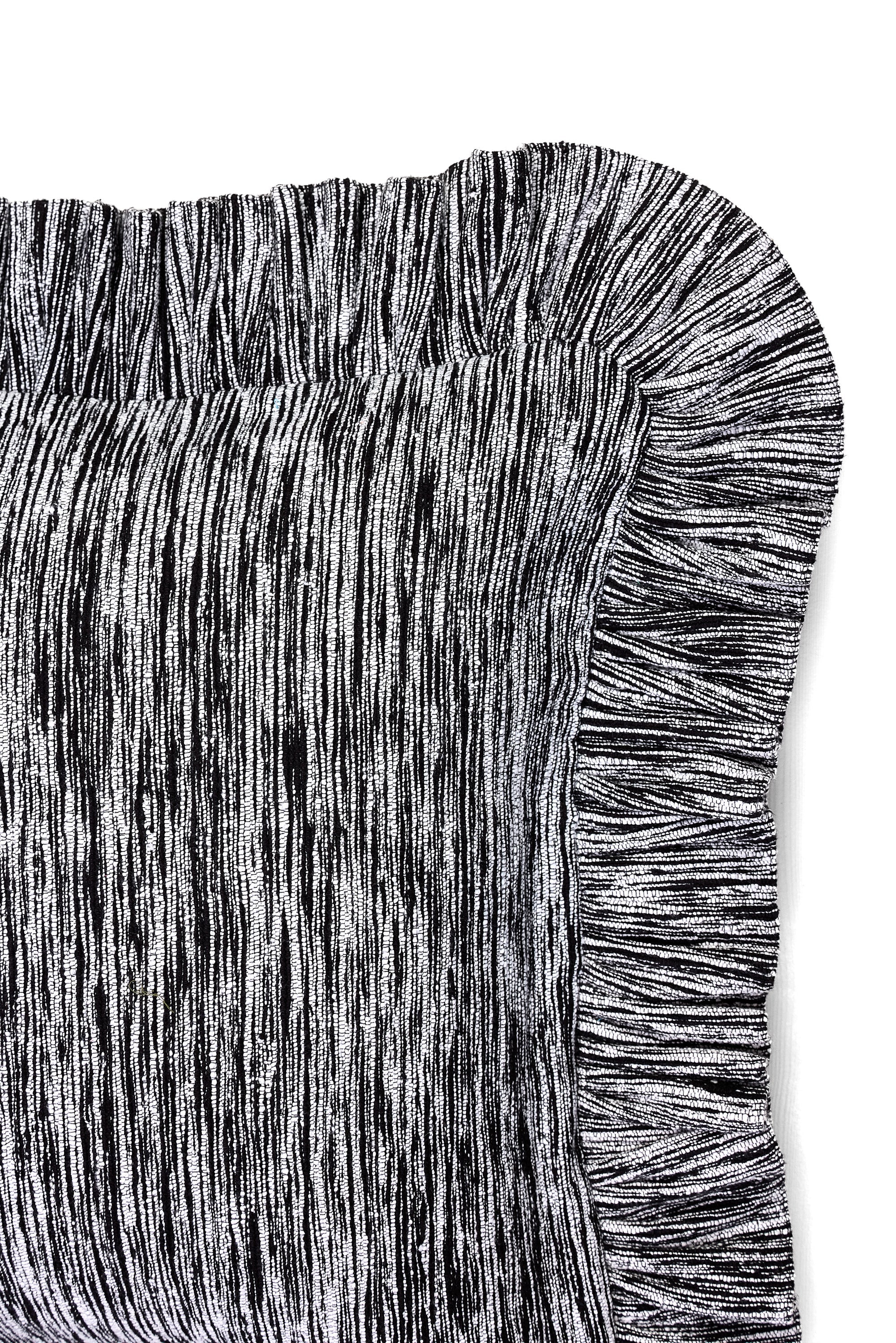 Ruffled Cushion | Boucle