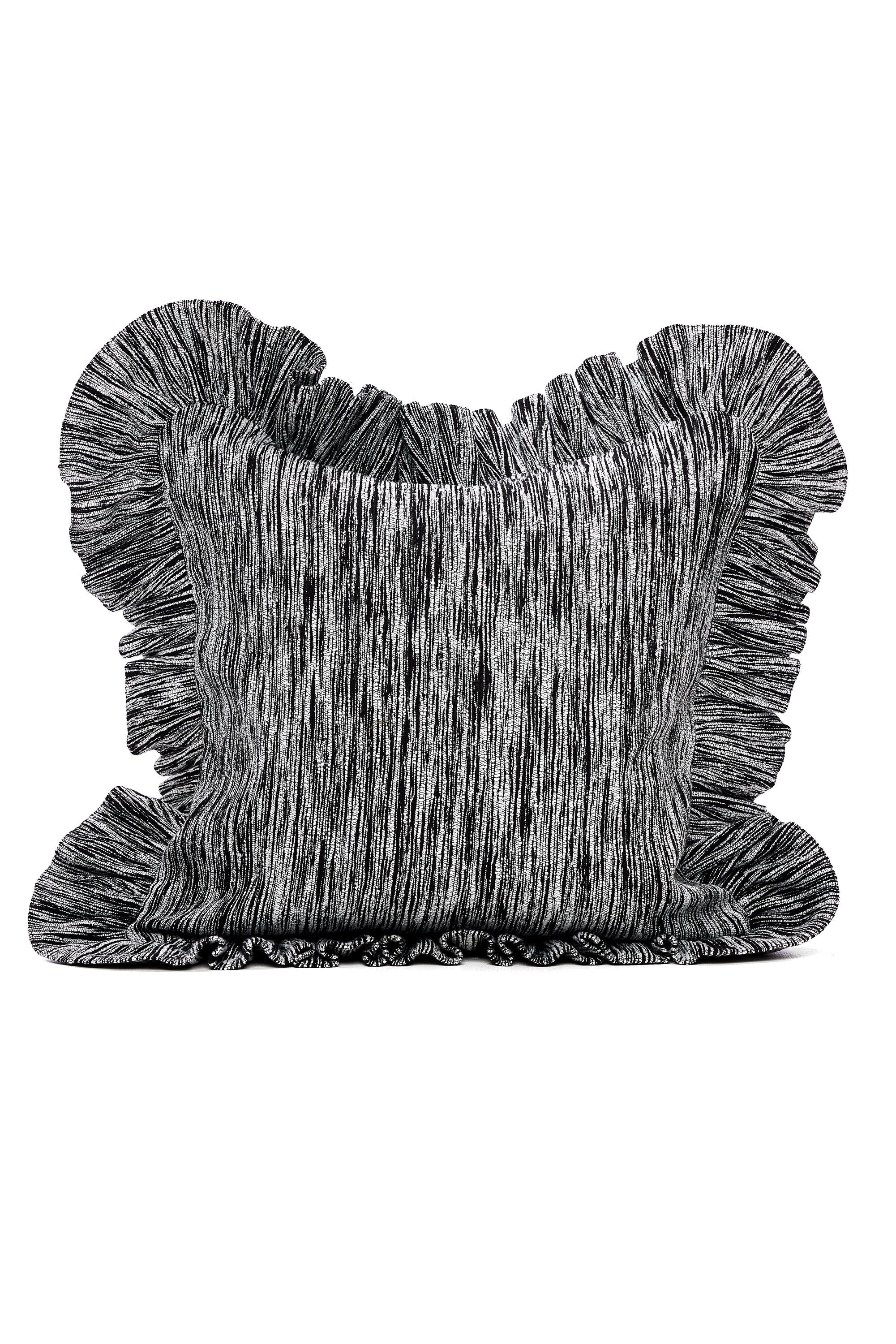 Ruffled Cushion | Boucle