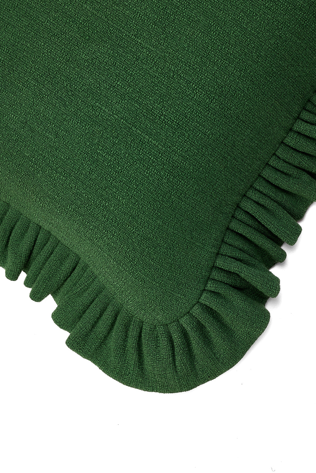 Ruffled Cushion | Boucle