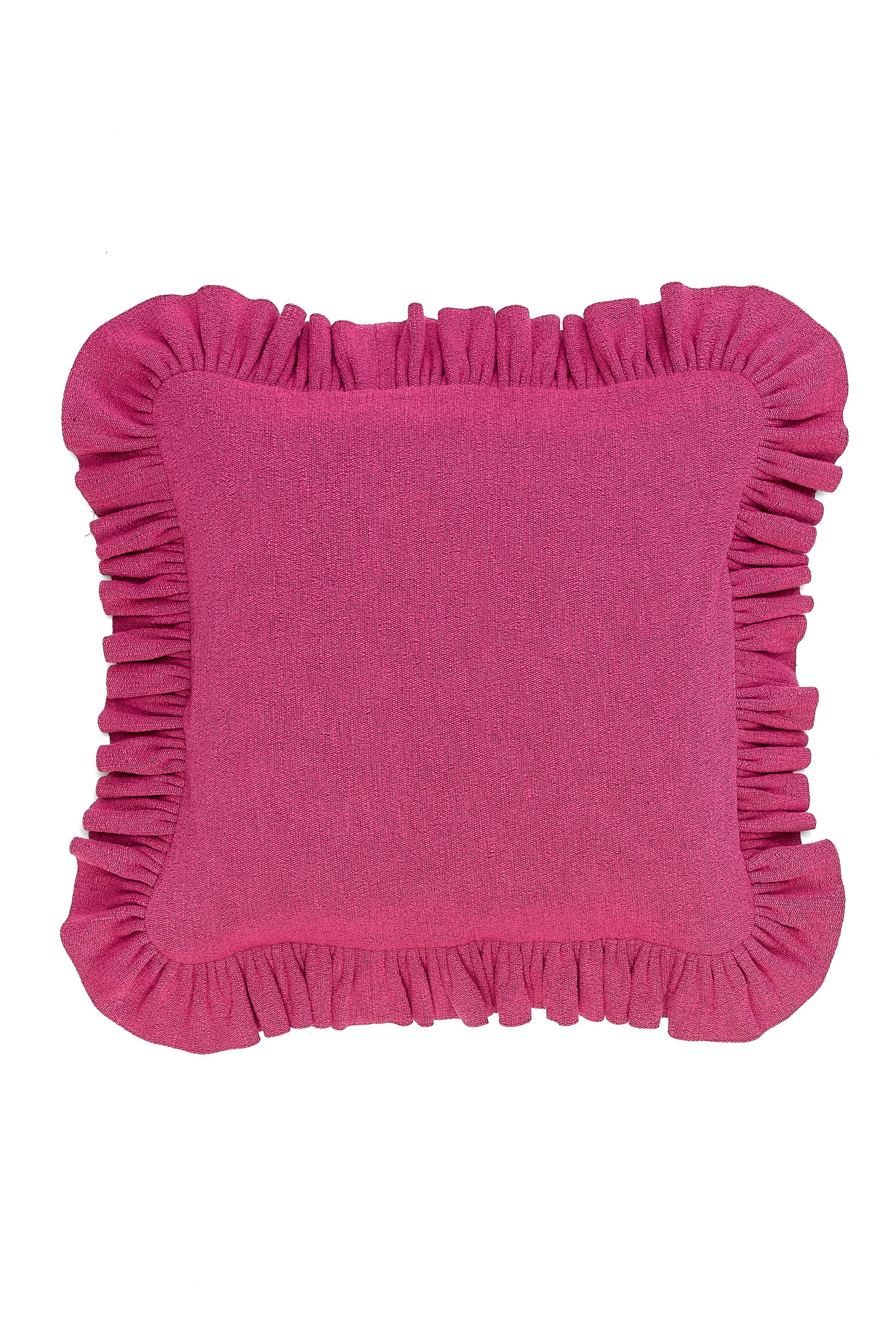 Ruffled Cushion | Boucle