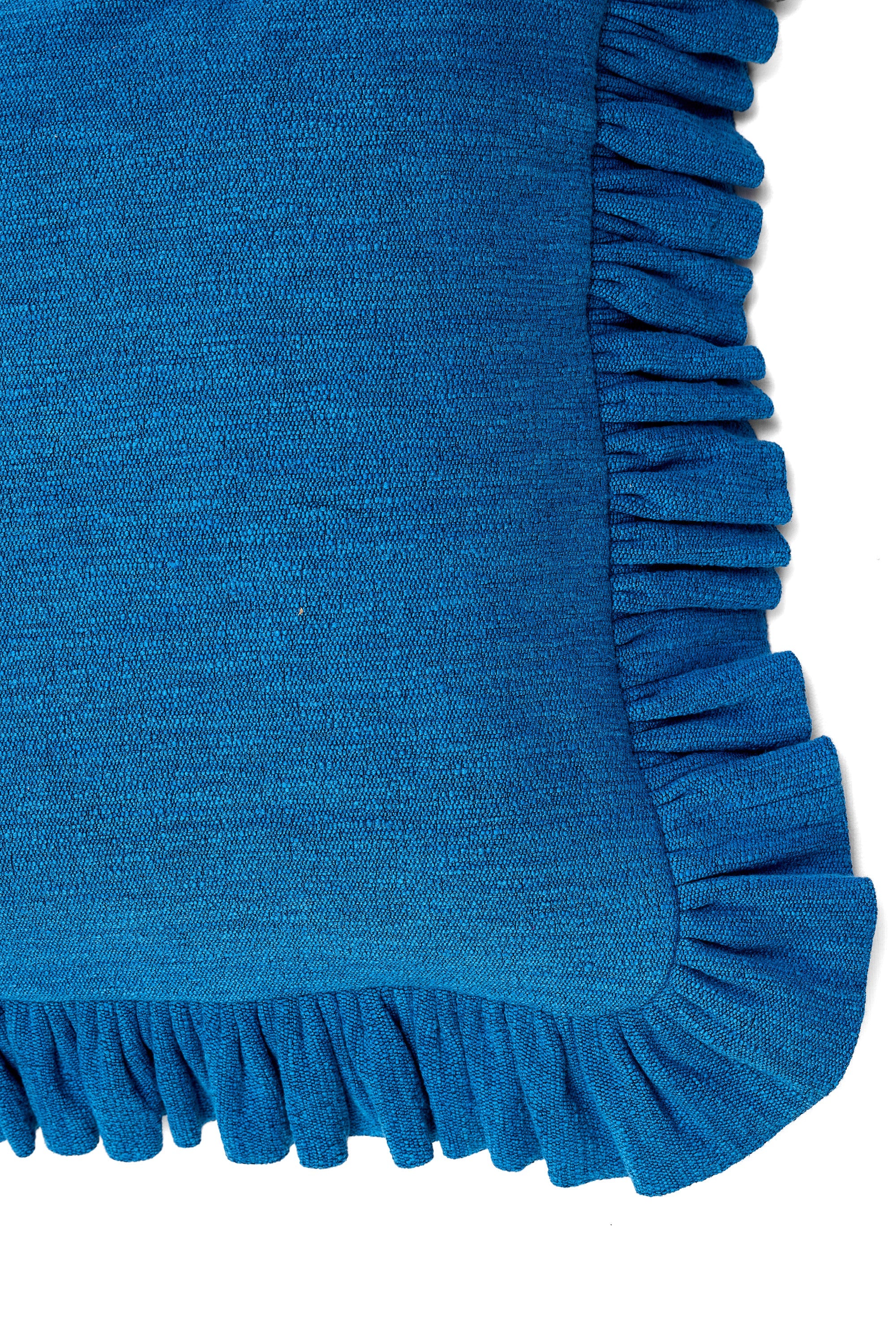 Ruffled Cushion | Boucle