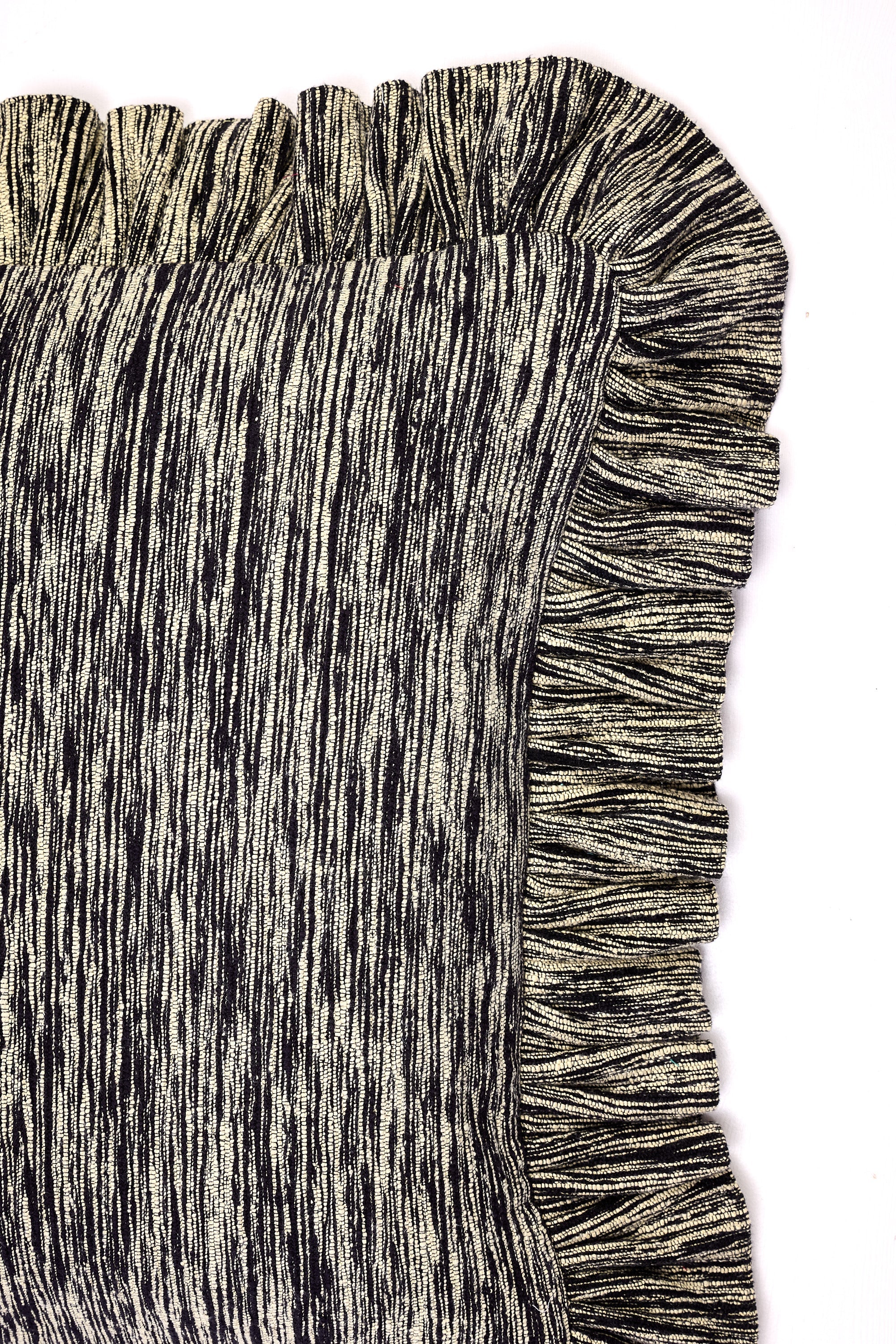 Ruffled Cushion | Boucle