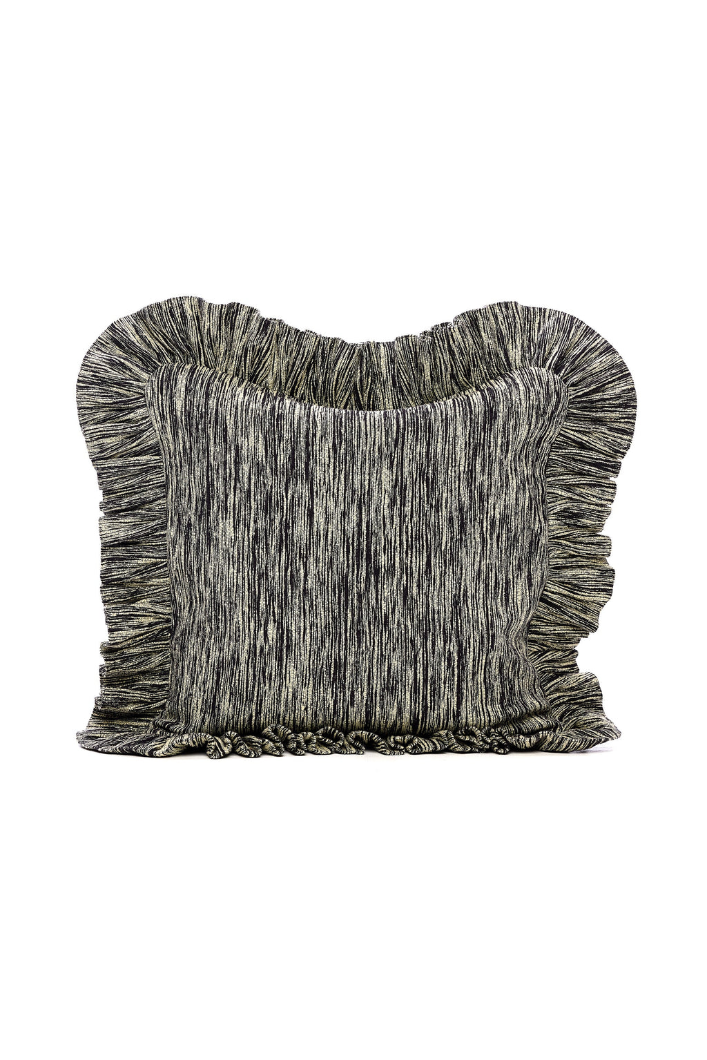 Ruffled Cushion | Boucle
