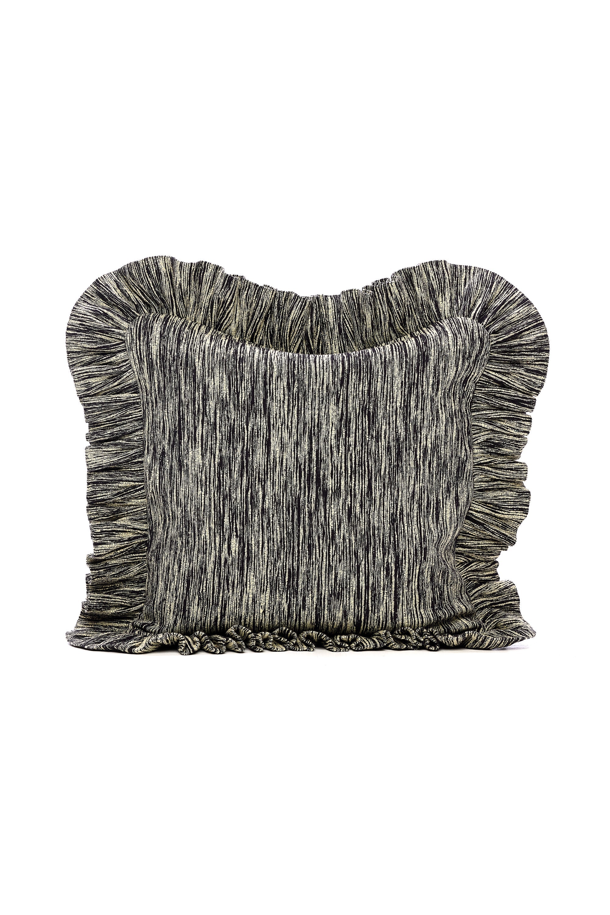 Ruffled Cushion | Boucle